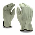 Cordova Cowhide Grain & Split Leather Drivers, Standard Grain Cowhide Gloves, S, 12PK 8201S